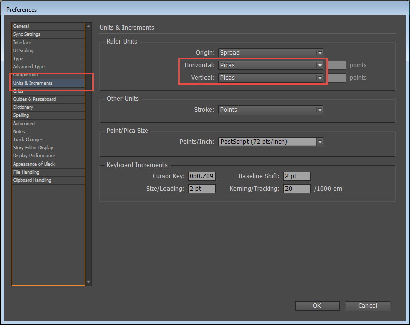 Cara Mengubah Satuan Ukuran Picas menjadi Centimetres di Adobe InDesign