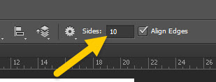 Cara membuat Bintang menggunakan Polygon Tool di Adobe Photoshop