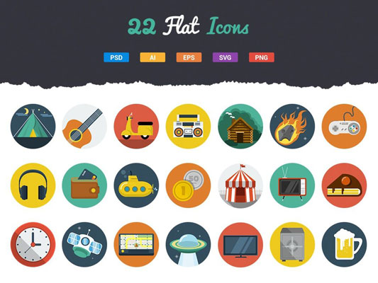 gratis icon flat vektor