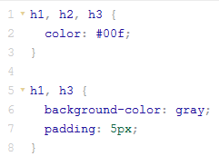 pengelompokkan selector CSS3
