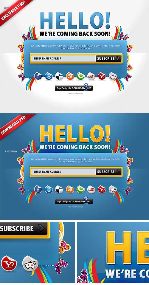 colorfull-psd-template