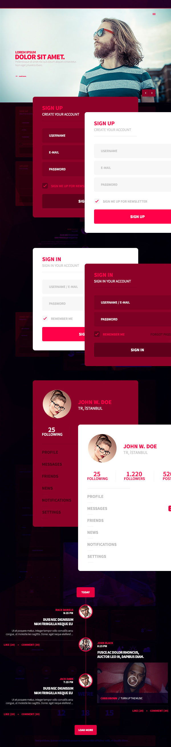 Download Gratis PSD UI Kit Web Dan Mobile