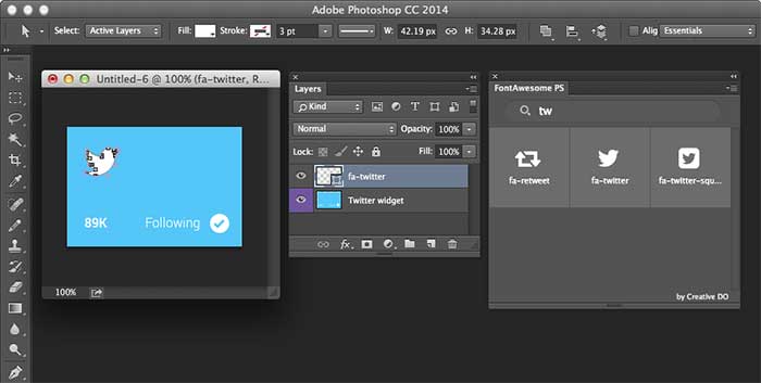 Font-Awesome-Photoshop-Plugin