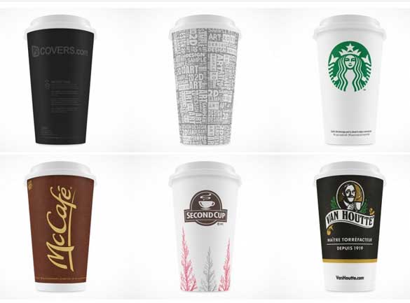 Coffee Cup with Cap Mock Up
