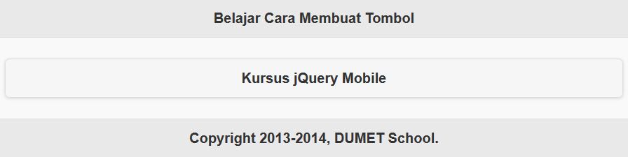 Membuat Button di jQuery Mobile