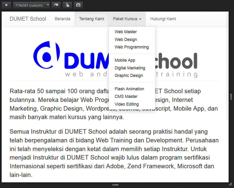 Membuat Halaman Statis di Yii Framework