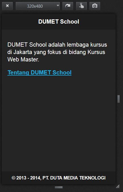 Membuat Link Halaman Di jQuery Mobile