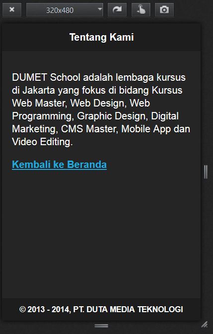 Membuat Link Halaman Di jQuery Mobile