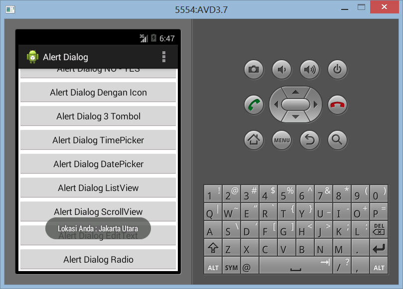 Membuat Radio Group Button Dengan Alert Dialog di Android