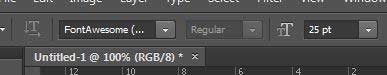 Cara-Menggunakan-Font-Awesome-di-Photoshop