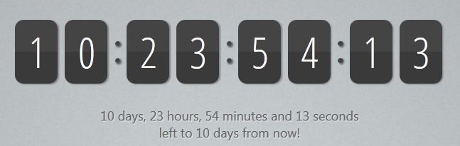 jQuery-Countdown