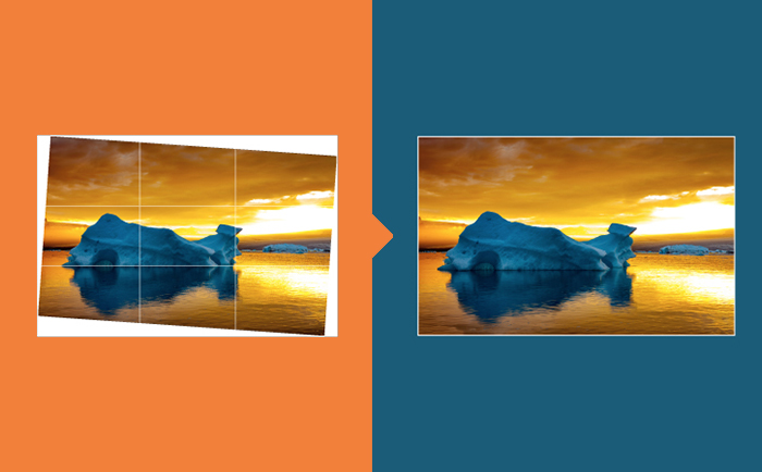 Content Aware Crop pada Photoshop