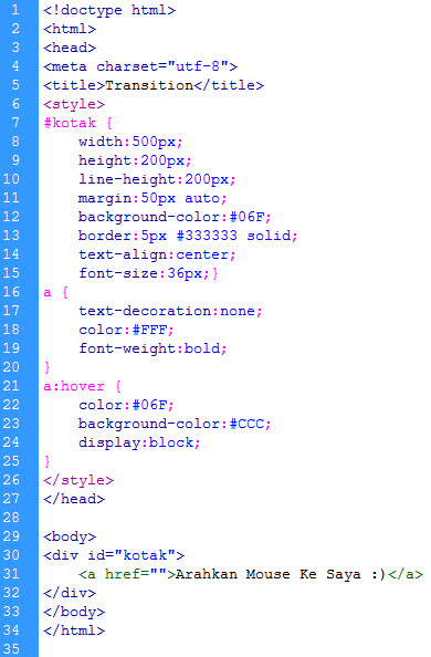 Kursus HTML, Kursus CSS, Kursus Website, Kursus Web Design