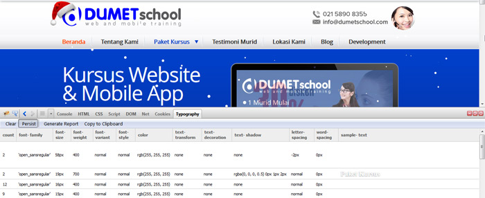 Kursus Website, Kursus Web Design, Kursus Komputer