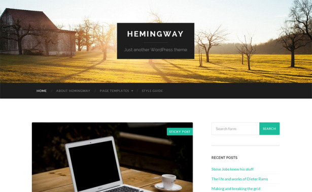Theme Wordpress Parallax Gratis