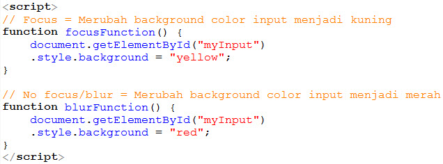 HTML Event