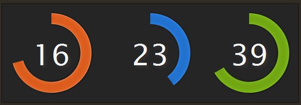 jquery-colorful-clock
