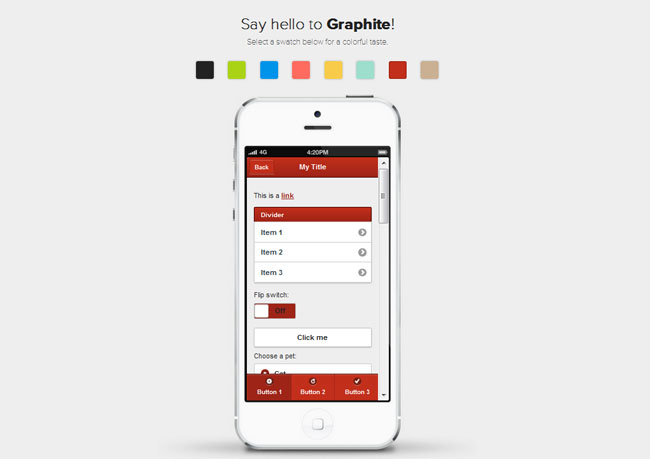 Theme jQuery Mobile