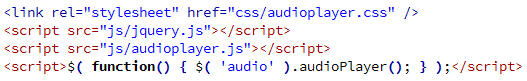 Plugin-jQuery-Audio-Player