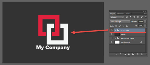 Membuat Kartu Nama Design Modern di Photoshop