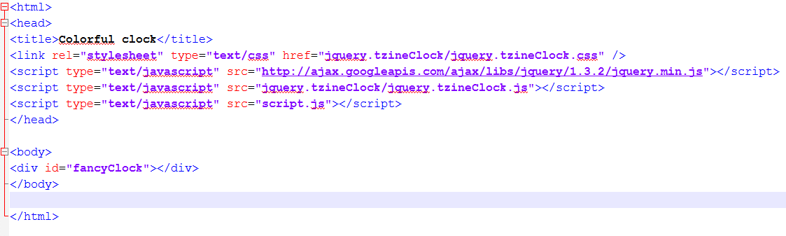 cara membuat colorful clock dengan mudah