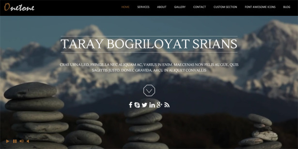 Theme Wordpress Parallax Gratis