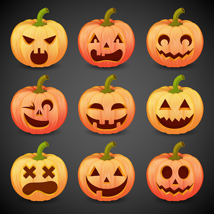 Free Download Vector Pumpkin Halloween