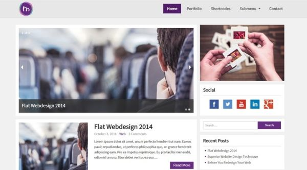theme wordpress responsive miomio
