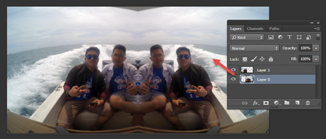 Trim pada Photoshop