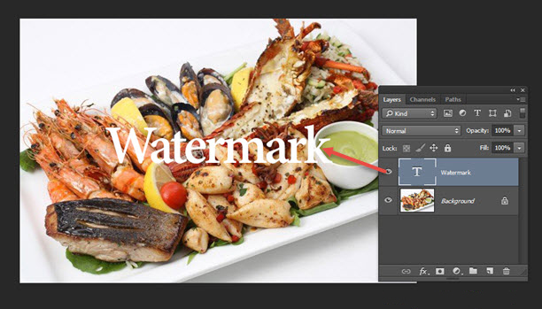 Cara membuat Watermark di Foto pada Photoshop
