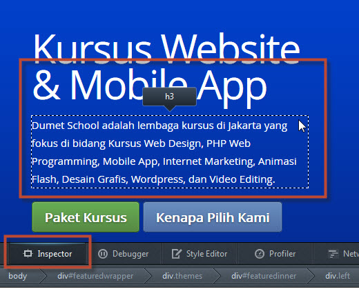 Kursus Website, Kursus Web Design, Kursus Komputer, Kursus IT