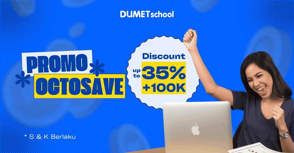 Promo Kursus Oktober 2026 di DUMET School