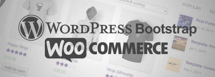 WordPress + Bootstrap + WooCommerce Plugin