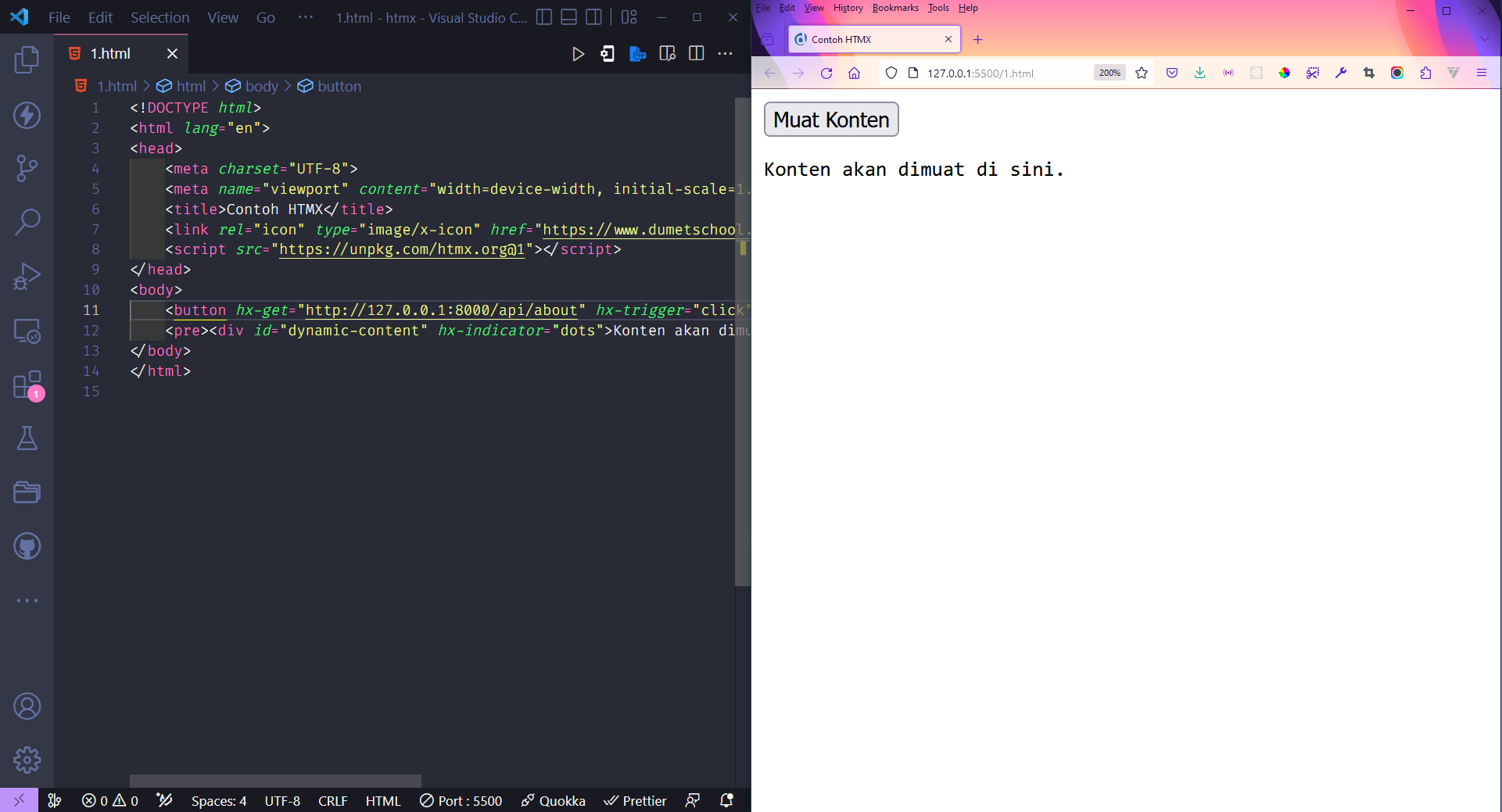 Tutorial Apa Itu HTMX? Sejarahnya? Cara Kerja? Kelebihan Dan Kekurangan?