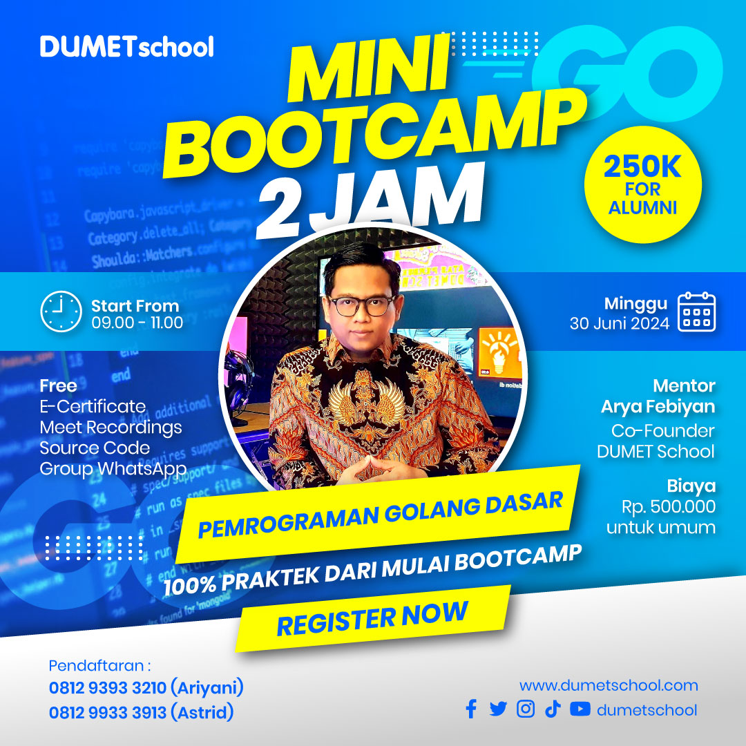 Bootcamp Golang Dasar Juni 2024