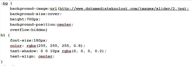 Membuat Teks Transparan yang Elegan dengan CSS
